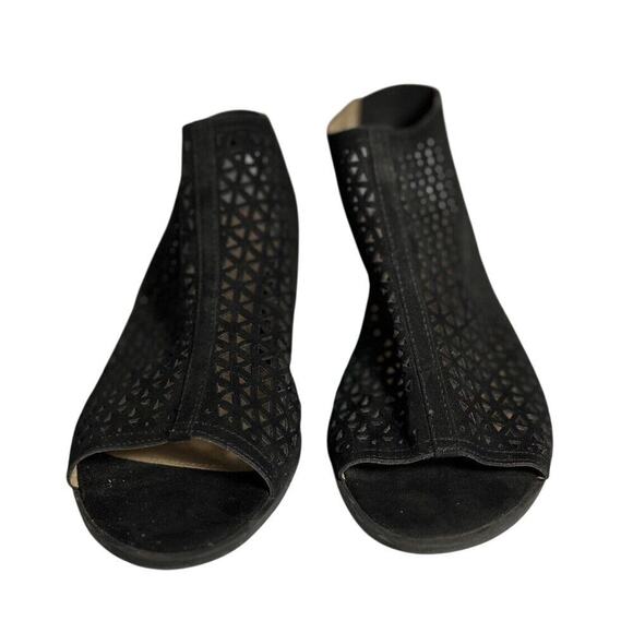 American Eagle Black Slingback Mesh Sandal 9.5w - Picture 3 of 14